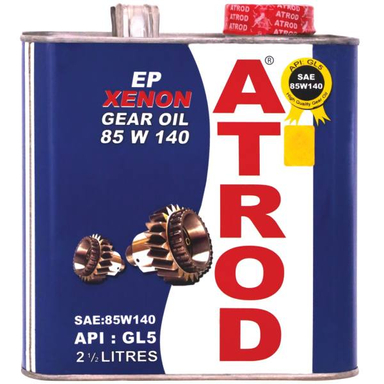 روغن گیربکس خودرو آترود مدل 85W140 Xenon ظرفیت 2.5 لیتر