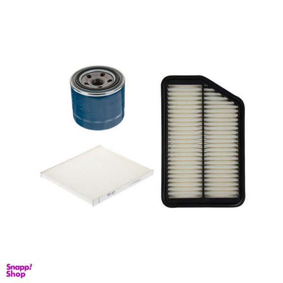 فیلتر هوا خودرو هیوندای جنیون پارتز مدل 281133X000 مناسب برای سراتو به همراه فیلتر کابین و فیلتر روغن