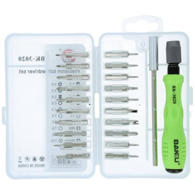 مجموعه 20 عددی سری پیچ گوشتی باکو مدل BK-3020