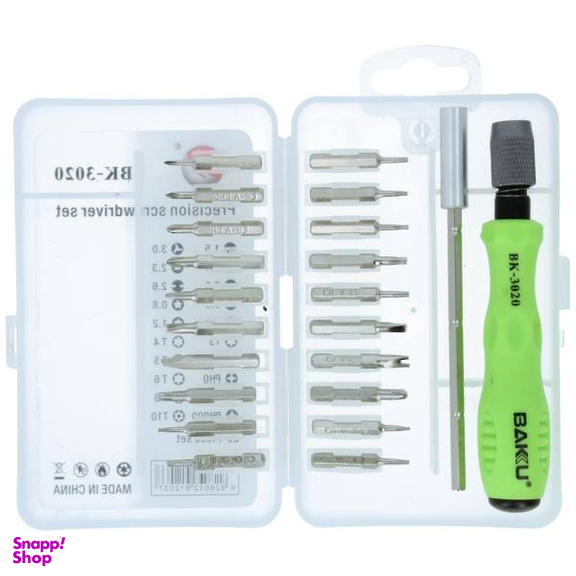 مجموعه 20 عددی سری پیچ گوشتی باکو مدل BK-3020