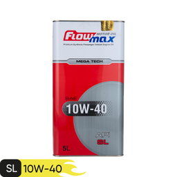 روغن موتور خودرو فلومکس مدل Mega Tech 10w-40 حجم 5 لیتر