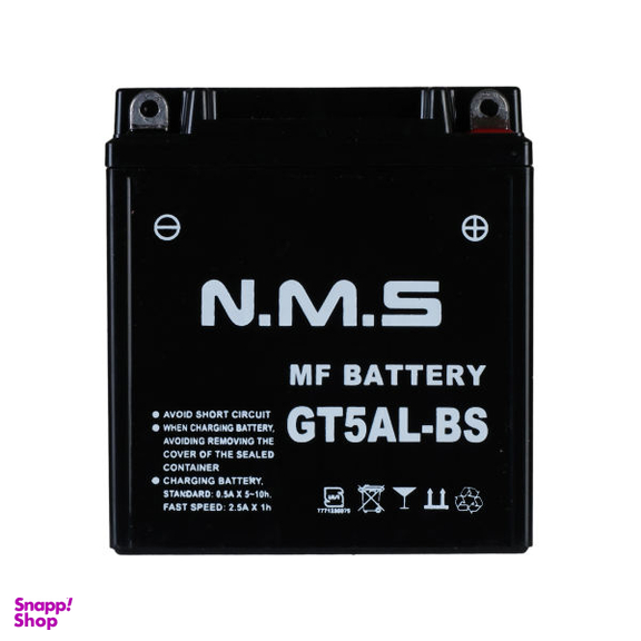 باتری موتورسیکلت ان ام اس مدل GT5AL-bs