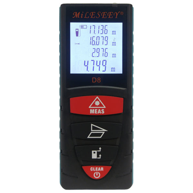 متر لیزری مایلسی (Mileseey) مدل D8-80m