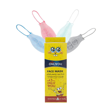 ماسک تنفسی اونلی یو مدل سه بعدی Minion 571 بسته 20 عددی