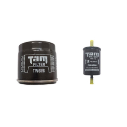 فیلتر روغن خودرو تام مدل TW 68/8 مناسب برای تیبا به همراه فیلتر بنزین تام