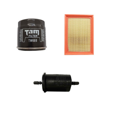 فیلتر روغن خودرو تام مدل TW 68/8 مناسب برای پراید به همراه فیلتر هوا و فیلتر بنزین تام