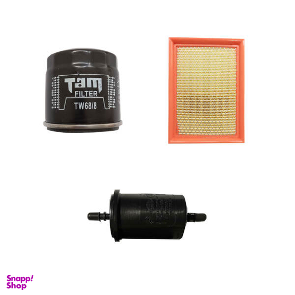 فیلتر روغن خودرو تام مدل TW 68/8 مناسب برای پراید به همراه فیلتر هوا و فیلتر بنزین تام