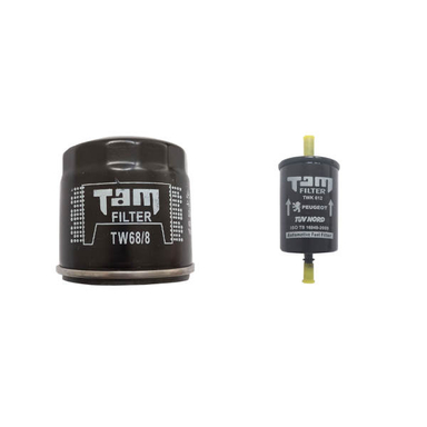 فیلتر روغن خودرو تام مدل TW 68/8 مناسب برای کوییک به همراه فیلتر بنزین تام