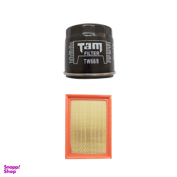 فیلتر روغن خودرو تام مدل TW68/8 مناسب برای پراید به همراه فیلتر هوا