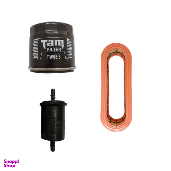 فیلتر روغن خودرو تام مدل TW 68/8 مناسب برای ساینا به همراه فیلتر هوا و فیلتر بنزین تام