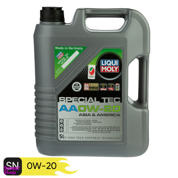 روغن موتور خودرو لیکومولی مدل SPECIAL TEC AA 0W-20 حجم 5 لیتر