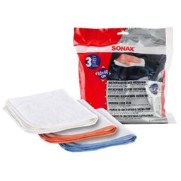 حوله مایکرو فایبر سفید اولترافاین سوناکس مدل 450700 بسته 3 عددی