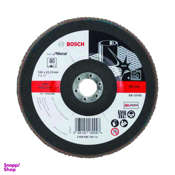 سنباده فلاپ دیسک بوش مدل M180-80