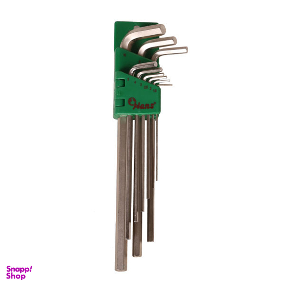 مجموعه 9 عددی آچار آلن شش گوش هنس تولز کد 16762-29M