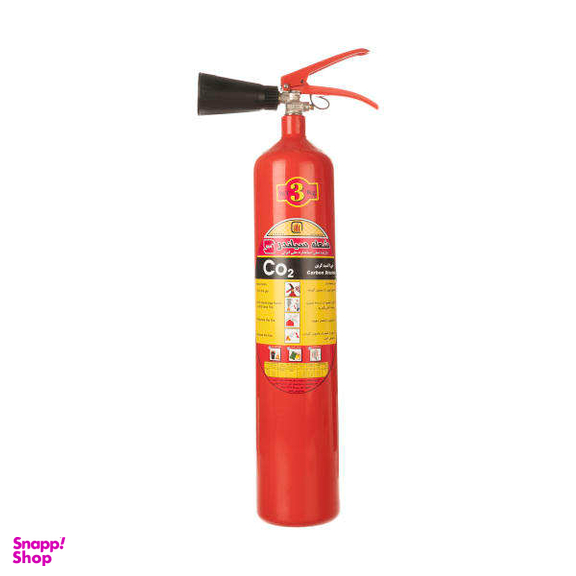 کپسول آتش نشانی CO2 شعله سیلندر مدل b-401 وزن 3 کیلوگرم