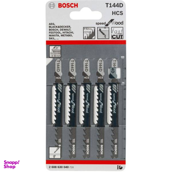 تیغ اره عمودبر چوب مدل T144D بسته 5 عددی