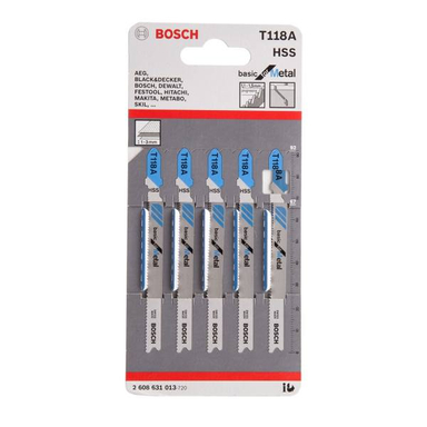تیغ اره عمود بر بوش مدل T118A مجموعه 5 عددی