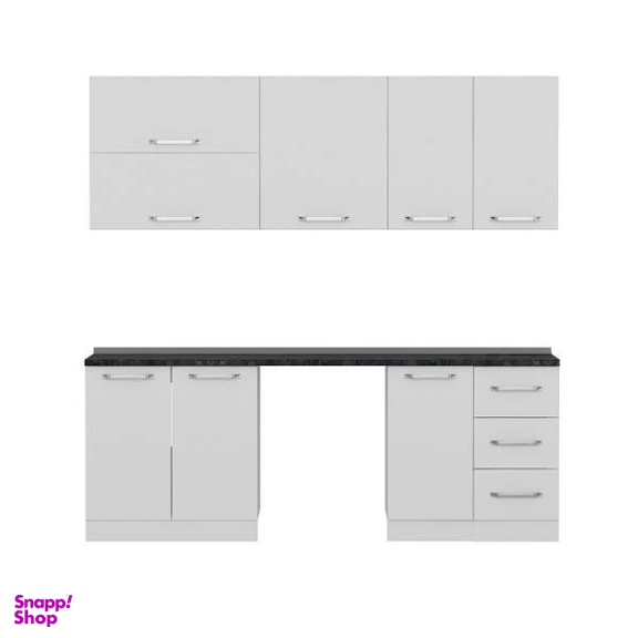 کابینت آشپزخانه مدل B-1 Minar 220 cm مجموعه دو عددی
