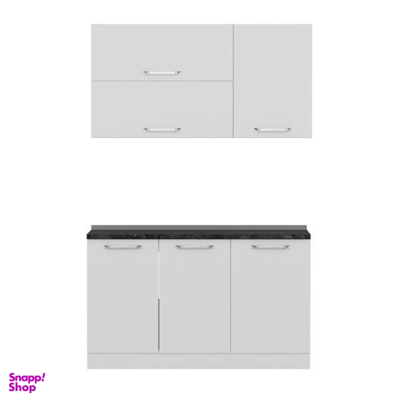 کابینت آشپزخانه مدل B-1 Minar cm 140 مجموعه دو عددی