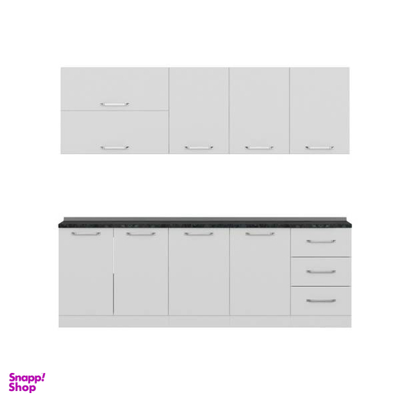کابینت آشپزخانه مدل B-1 Minar 240 cm مجموعه دو عددی