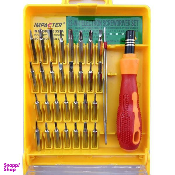 سری پیچ گوشتی موبایلی ایمپکتور مدل ME 6032-A مجموعه 32 عددی
