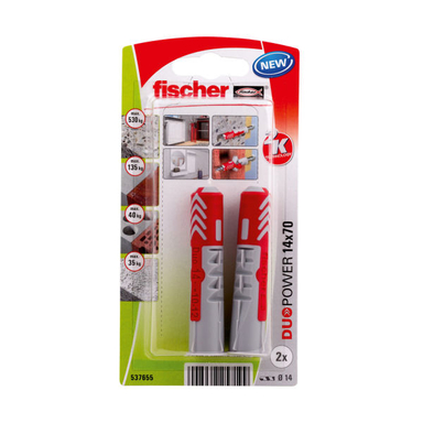 رول پلاک فیشر مدل DuoPower 14x70 بسته 2 عددی