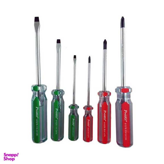 مجموعه 6 عددی پیچ گوشتی پروسکیت مدل SW-9106