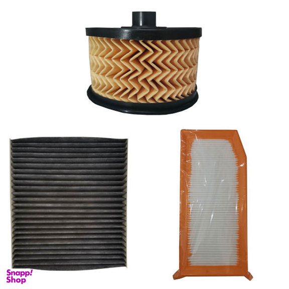 فیلتر روغن خودرو مدل D2T5EGU مناسب برای رنو کپچر به همراه فیلتر کابین و هوا