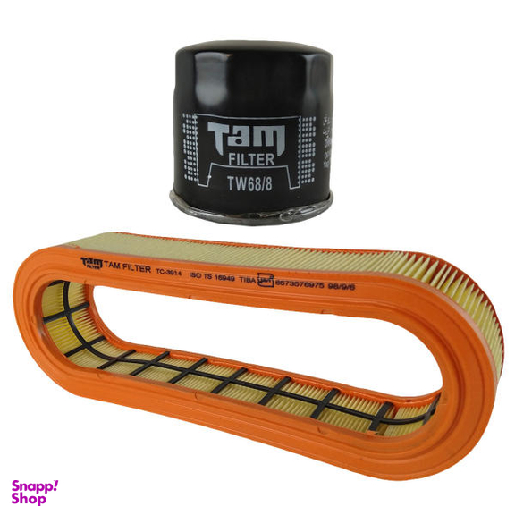 فیلتر روغن خودرو تام مدل TW68/8 مناسب برای تیبا به همراه فیلتر هوا