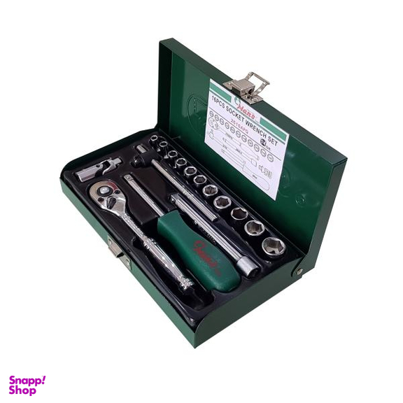 مجموعه 16 عددی آچار بکس هنس مدل 2616APQ