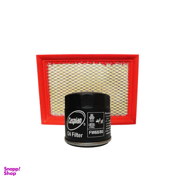 فیلتر هوای خودروی کاسپین مدل FC2199X به همراه فیلتر روغن 6880 مناسب برای پراید نسیم