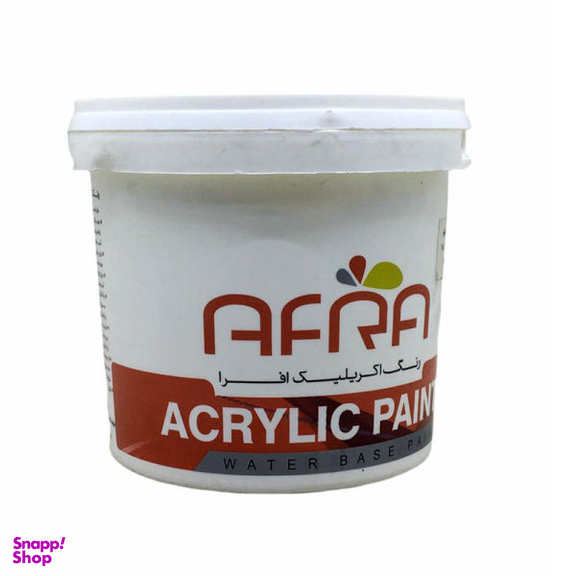 رنگ آکرولیک نیم براق افرا (Afra) مدل DCO-1 حجم 1000 میلی لیتر