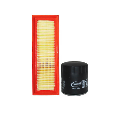 فیلتر هوای خودرو کاسپین مدل FC3137 به همراه فیلتر روغن مناسب برای پژو 405