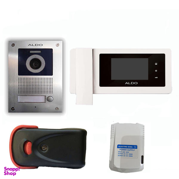 دربازکن تصویری آلدو مدل 414mV1B مجموعه 4 عددی