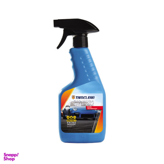 اسپری واکس فوری بدنه خودرو تام کلین (Tamclean) مدل TC-CB480Y62 حجم 480 میلی لیتر
