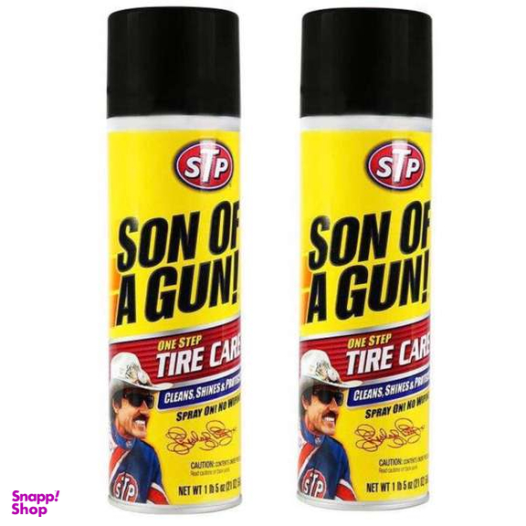 اسپری تمیز کننده لاستیک خودرو اس تی پی کد stp3 حجم 650 میلی لیتر بسته 2 عددی