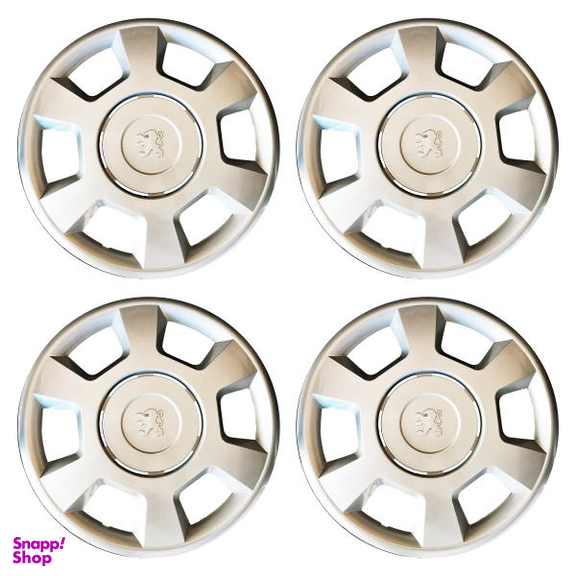 قالپاق چرخ توان پلیمر عدل مدل TPA-PS04 سایز 15 اینچ مناسب برای پژو پارس بسته 4 عددی