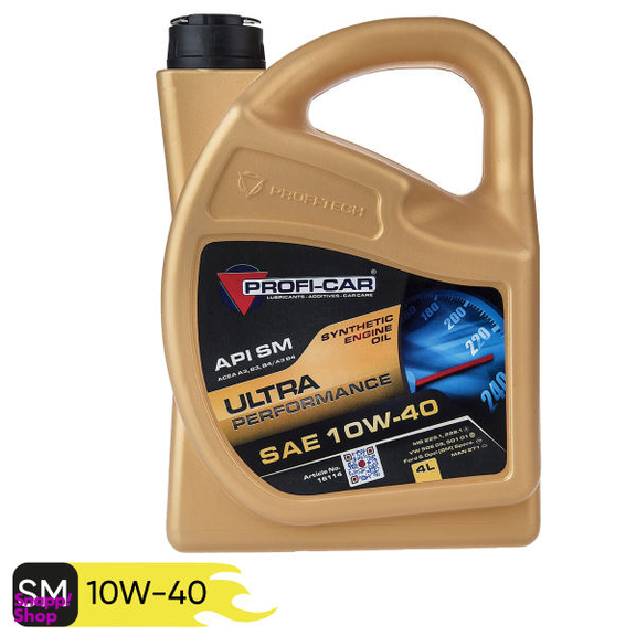 روغن موتور خودرو پروفی کار مدل ULTRA PERFORMANCE 10W-40 حجم 4 لیتر