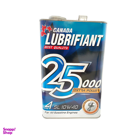 روغن موتور خودرو کانادا لوبریفنت مدل SL 10W-40 25000 حجم 4 لیتر