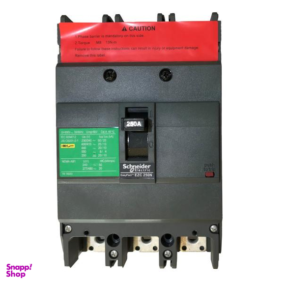 کلید اتوماتیک فیکس 250 آمپر اشنایدر مدل EasyPact