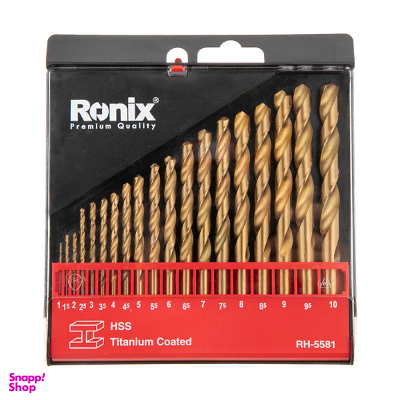مجموعه 19عددی مته رونیکس مدل RH-5581