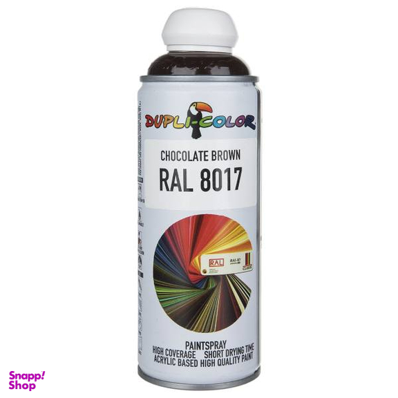 اسپری رنگ قهوه ای شکلاتی دوپلی کالر مدل RAL 8017 حجم 400 میلی لیتر