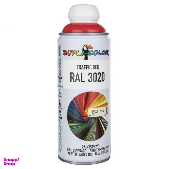 اسپری رنگ قرمز دوپلی کالر مدل RAL 3020 حجم 400 میلی لیتر
