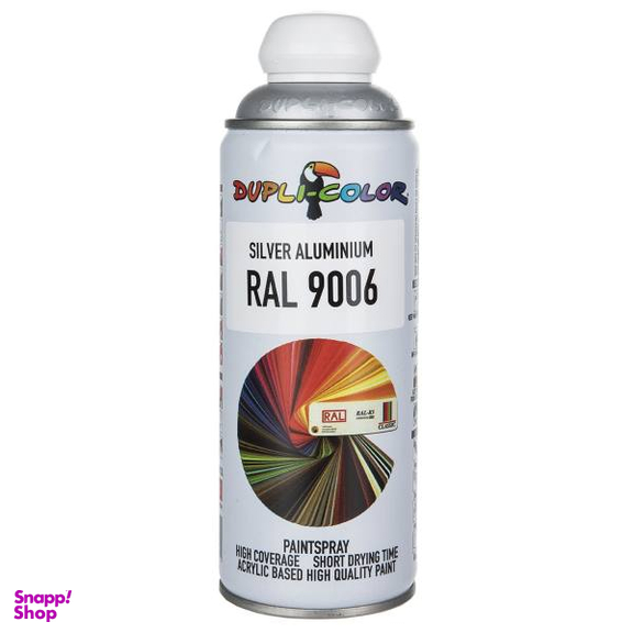 اسپری رنگ نقره ای دوپلی کالر مدل RAL 9006 حجم 400 میلی لیتر