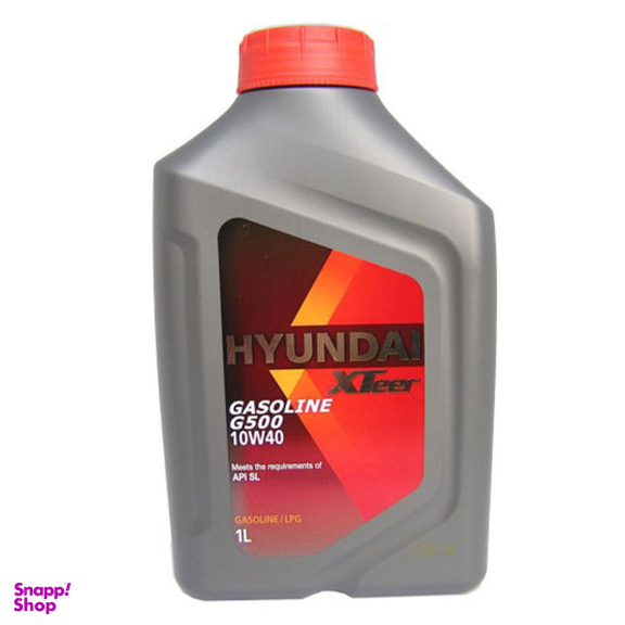 روغن موتور خودرو هیوندای اکس تیر (Hyundai Xteer) مدل G500 10W40 SL حجم 1000 میلی لیتر