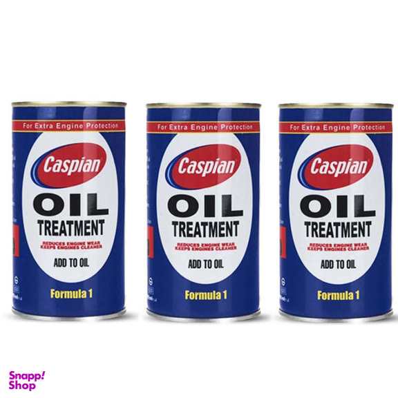 مکمل روغن موتور خودرو کاسپین مدل Formula 1 حجم 300 میلی لیتر بسته 3 عددی