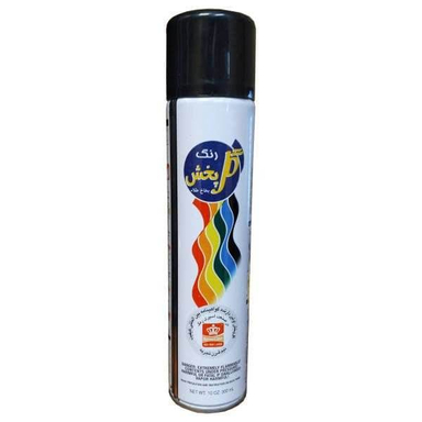 اسپری رنگ مشکی براق گل پخش کد 300 حجم 300 میلی لیتر