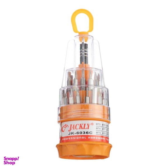 سری پیچ گوشتی جکلی مدل JK-6036C مجموعه 31 عددی