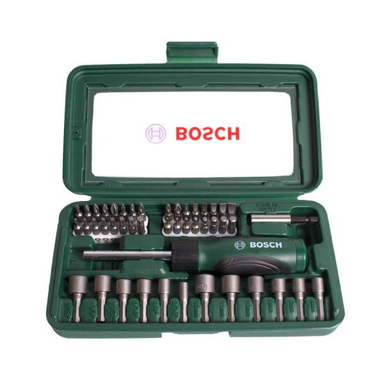 مجموعه 46 عددی پیچ گوشتی و سری پیچ گوشتی بوش (Bosch) مدل 2607019504
