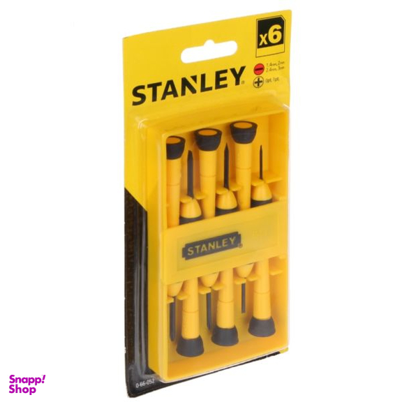 مجموعه 6 عددی پیچ گوشتی ساعتی استنلی مدل 052-66-0
